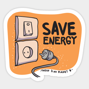 Save Energy Sticker